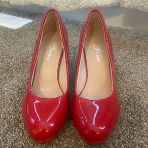 Ladies red heels
